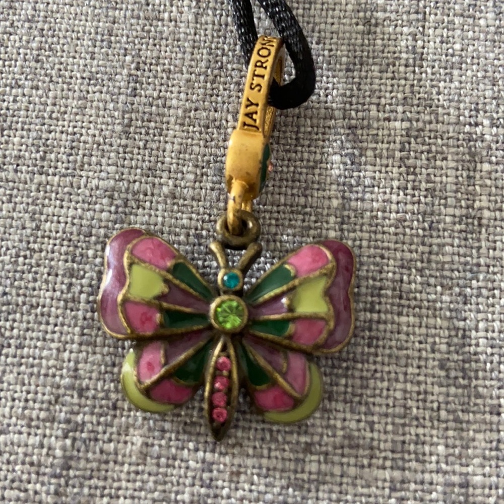 Jay strongwater butterfly necklace